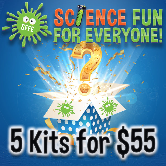 ALL 5 SCIENCE FUN Kits For ONLY $55 (Free Science Goggles), #kit475